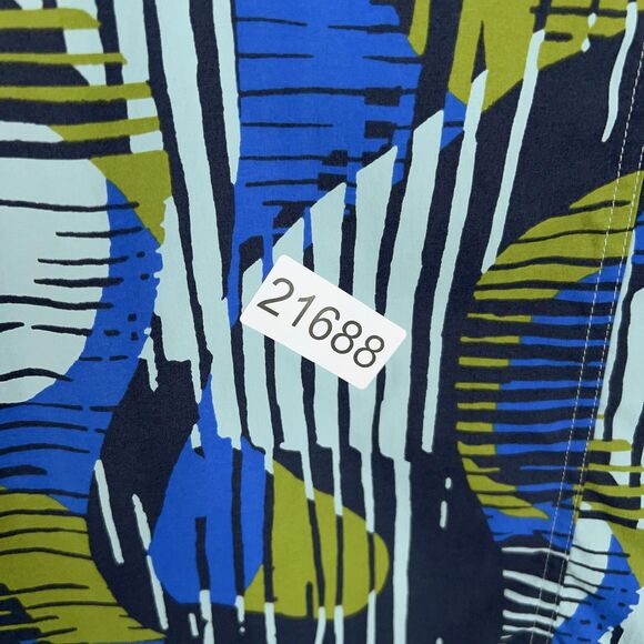 REI Co-op Shirt Womens 2XL Blue Green Abstract Print Lightweight Stretch Hiking - Picture 15 of 15